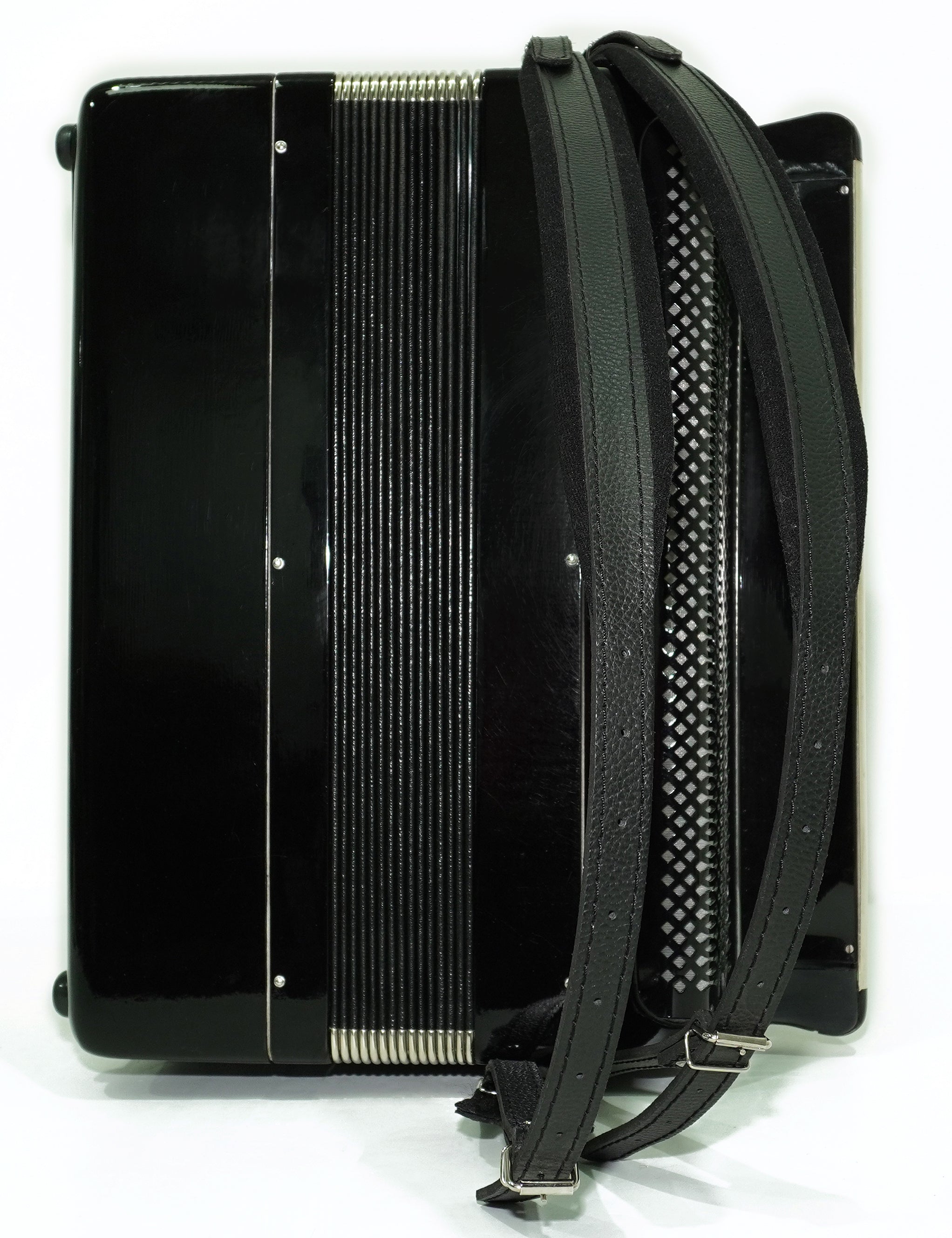 Converter Free Bass Button Accordion Yasnaya Polyana Russian Bayan Copper Voices Solid Reeds, New Straps and Soft Case, 2734