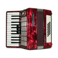 Weltmeister Stella 32 Bass Lightweight Piano Accordion for Beginners Children Kids, made in Germany Small Accordian with New Straps, 2736