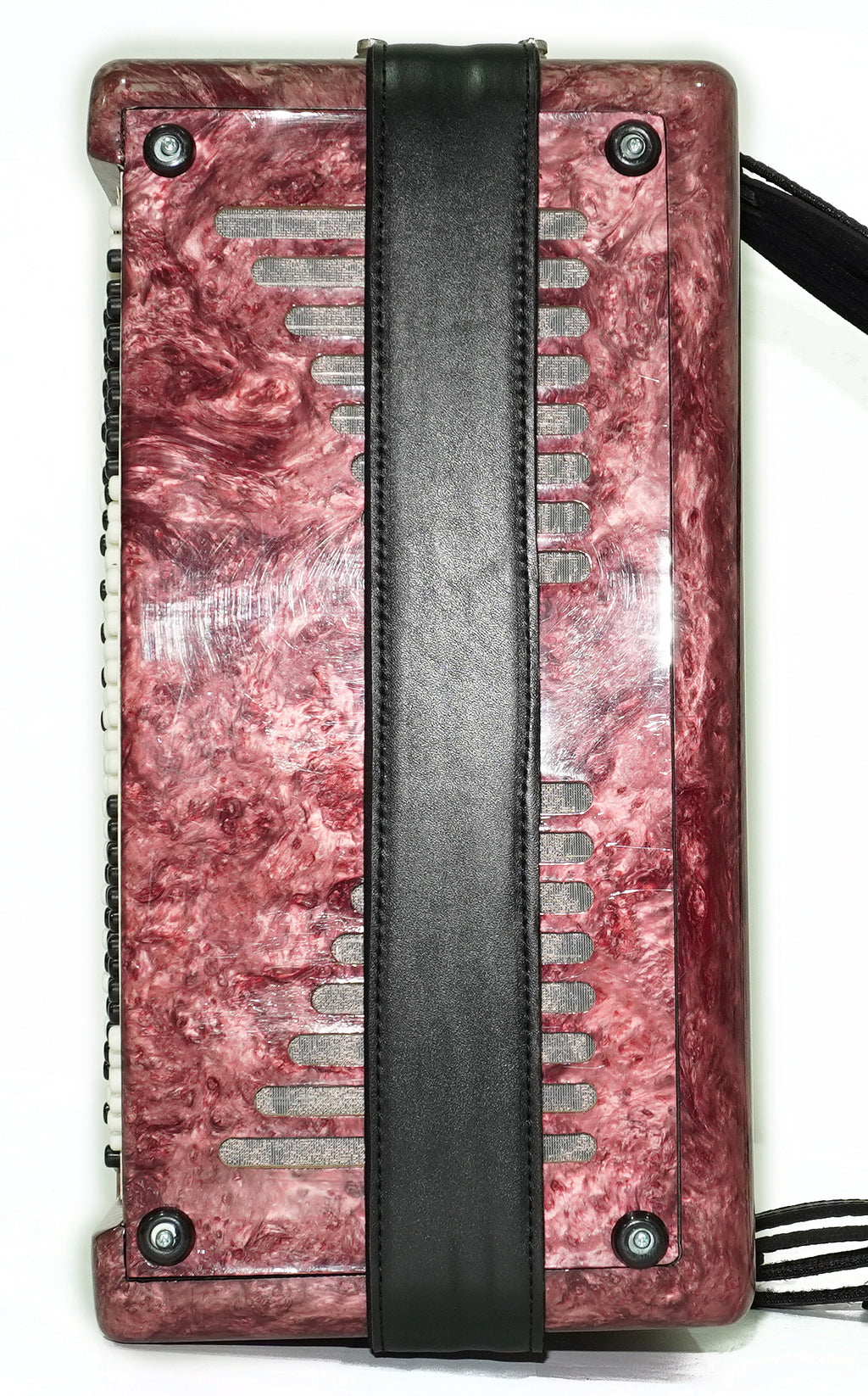 Russian Bayan Tulskiy, 3 Row Tula Chromatic Button Accordion, Vintage Music Box B System, New Straps and Soft Case, 2746