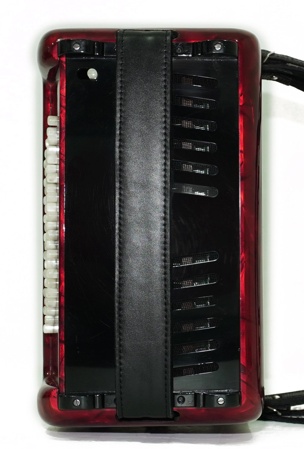Borsini Mini 3 Row Button Accordion C Griff, made in Italy, Lightweight Rare Original Musical Instrument Accordeone de Botones for Beginners, 2742