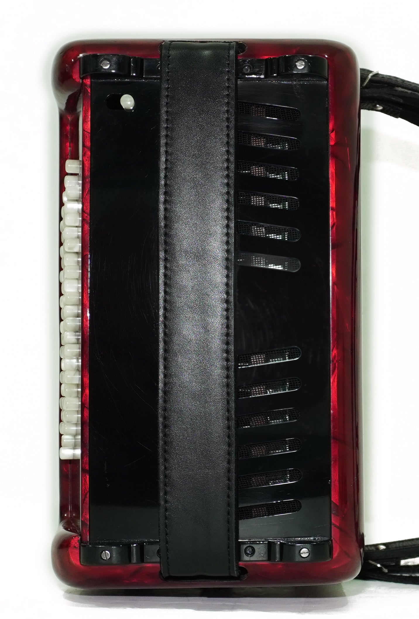 Borsini Mini 3 Row Button Accordion C Griff, made in Italy, Lightweight Rare Original Musical Instrument Accordeone de Botones for Beginners, 2742