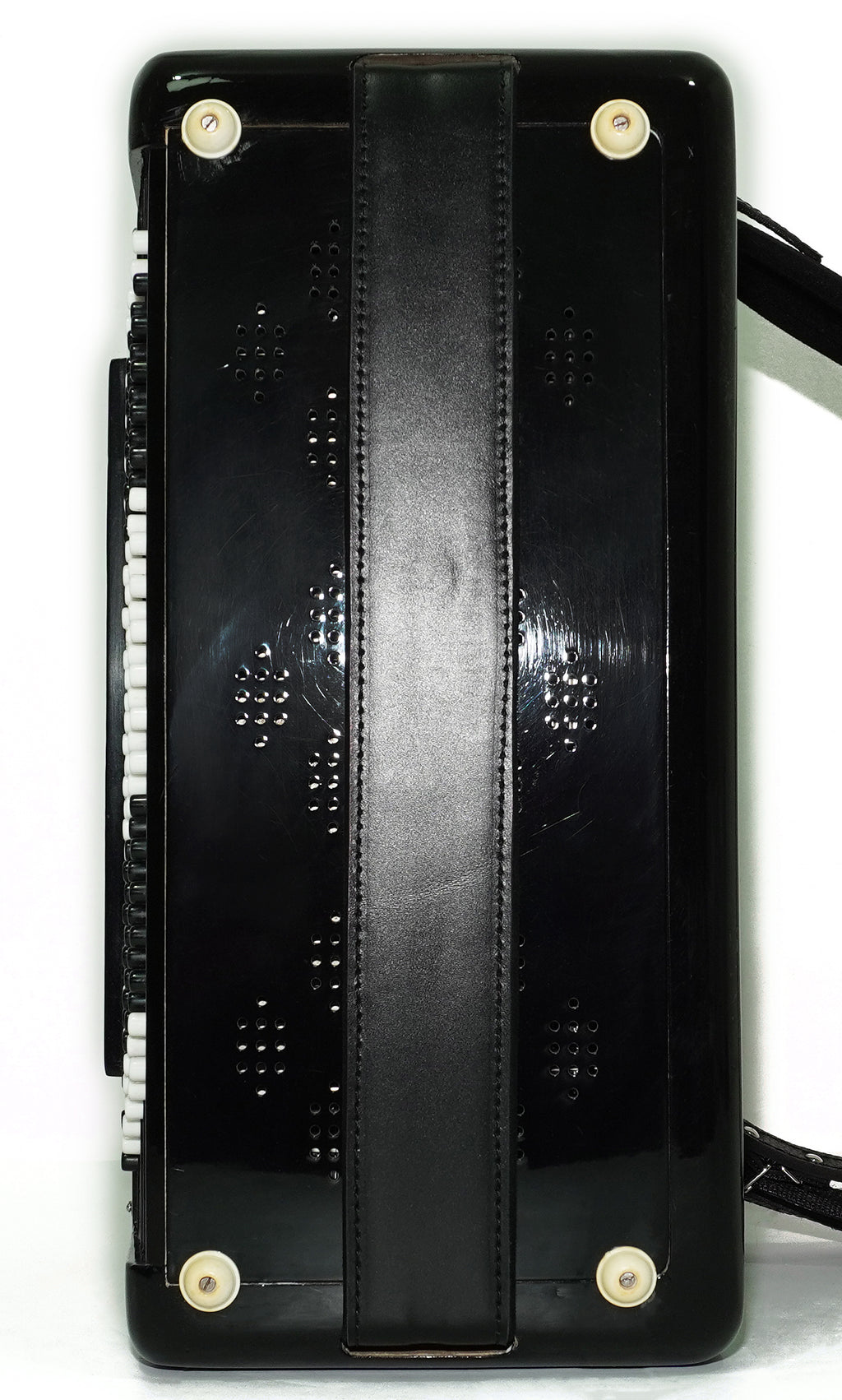 Converter Bayan Rubin 5 Free Bass and Stradella, 120 Bass Button Accordion, Vintage Russian Bayan Accordion, with Straps and Case, 2741