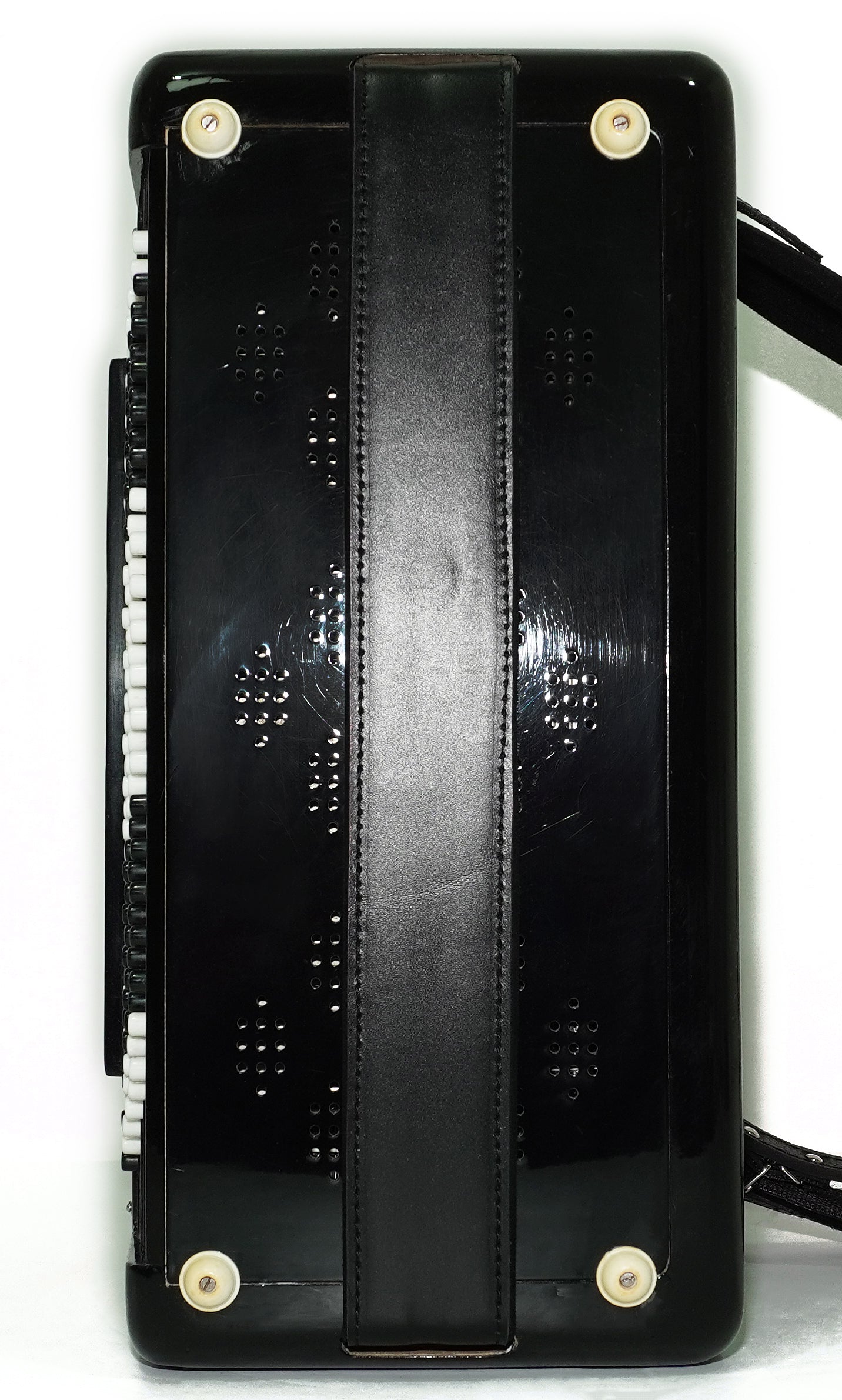 Converter Bayan Rubin 5 Free Bass and Stradella, 120 Bass Button Accordion, Vintage Russian Bayan Accordion, with Straps and Case, 2741