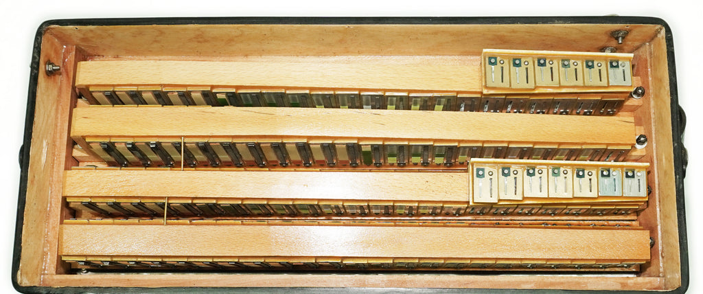 Weltmeister Grandina Button Accordion 120 Bass, made in Germany, 5 Row Bayan B Griff, Straps and Case, 2738