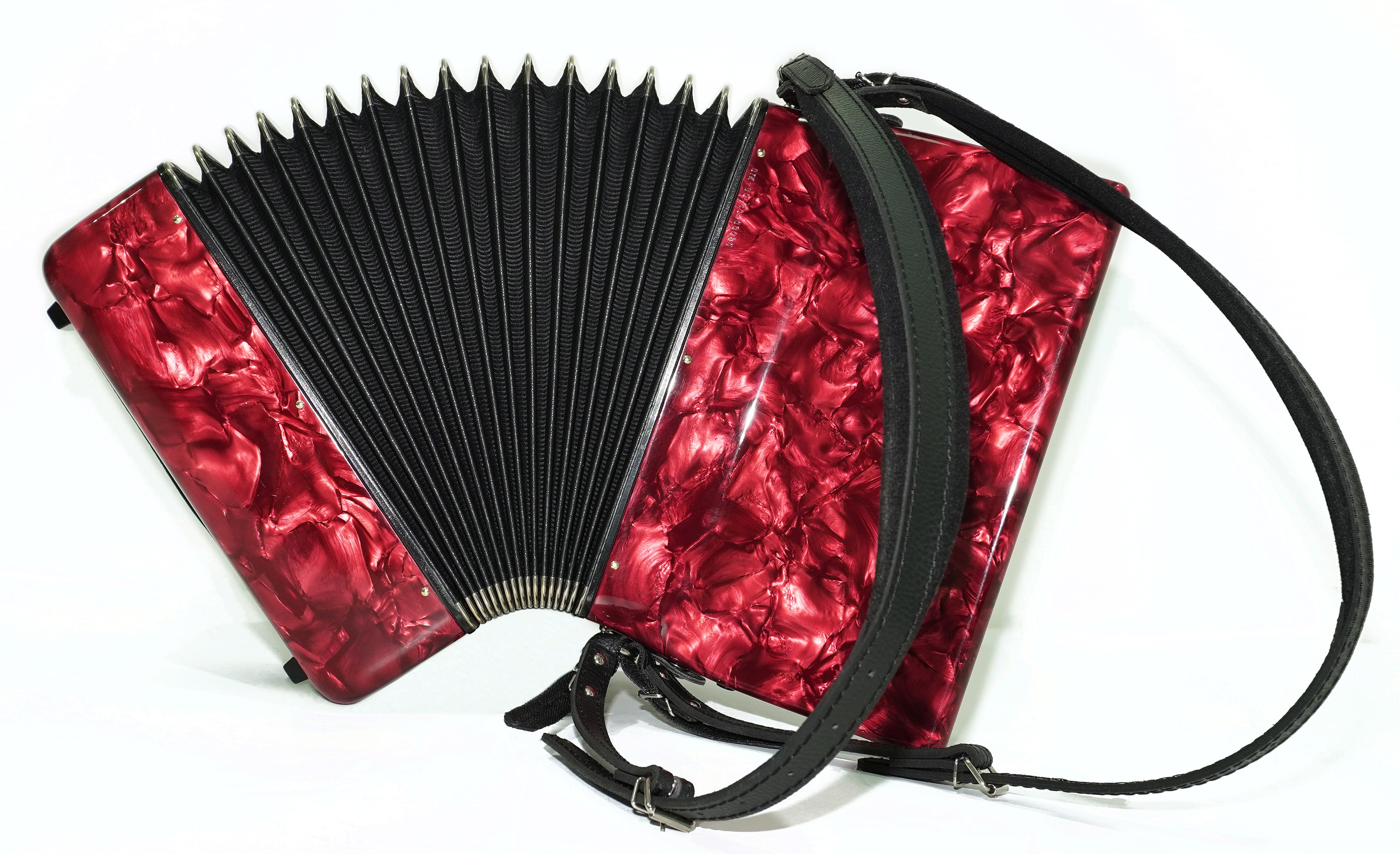 HOHNER Hohnica 48 Bass Lightweight Piano Accordion, German Original Akkordeon Musical Instrument for Beginners Kids, New Straps, 2743