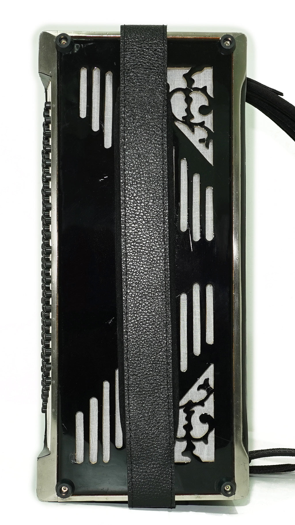 Vintage Russian Bayan Solid Reeds Copper Voices Button Accordion 120 Bass, Professional Musical Instrument, Charismatic Sound! 2745