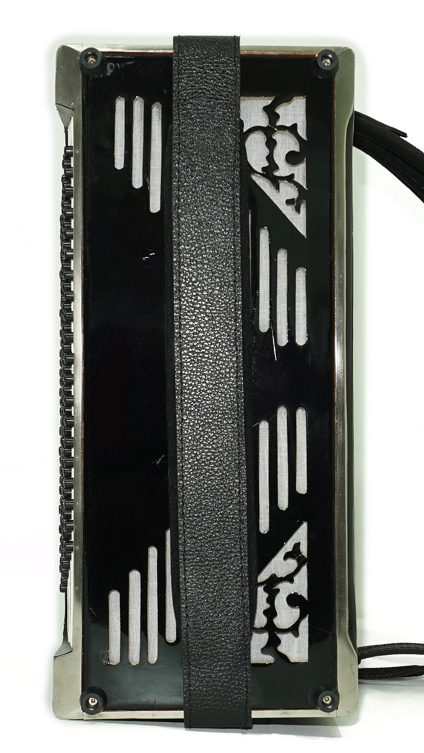 Vintage Russian Bayan Solid Reeds Copper Voices Button Accordion 120 Bass, Professional Musical Instrument, Charismatic Sound! 2745