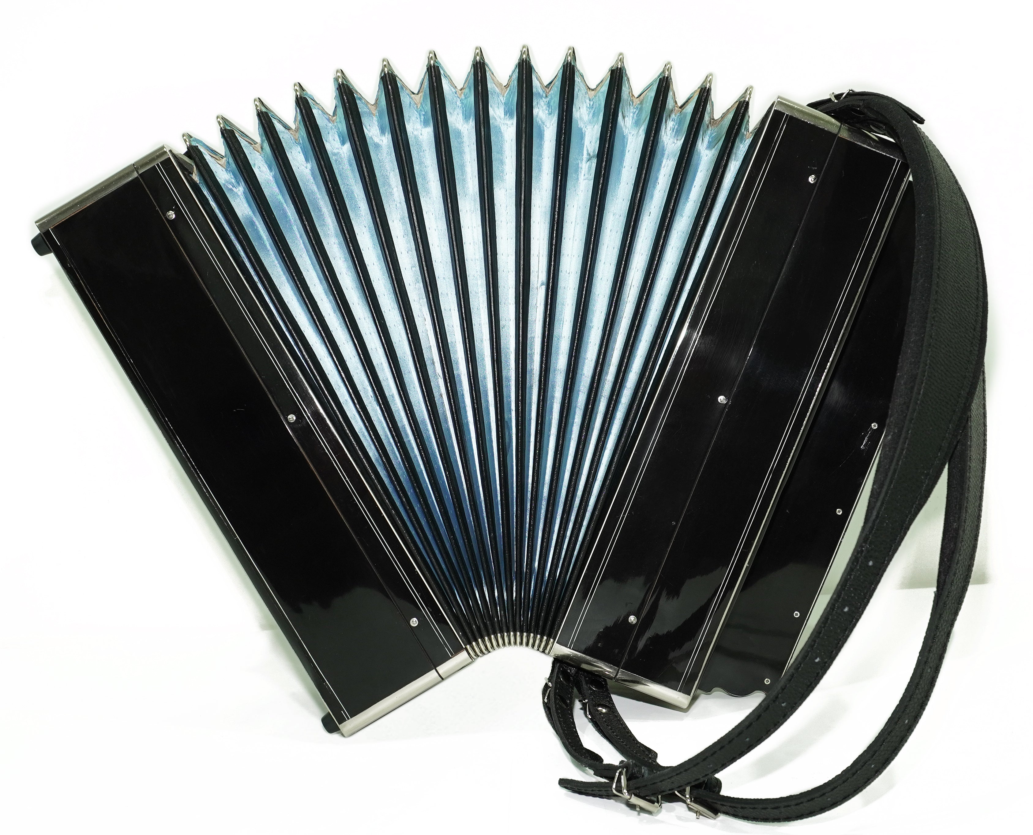 Vintage Russian Bayan Solid Reeds Copper Voices Button Accordion 120 Bass, Professional Musical Instrument, Charismatic Sound! 2745