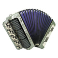 Russian Bayan Melodia Kirov, Vintage Chromatic Button accordion, made in USSR, New Straps and Soft Bag, Rich and Beautiful sound, 2751