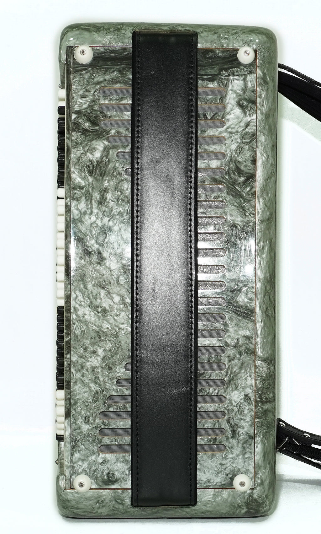 Russian Bayan Melodia Kirov, Vintage Chromatic Button accordion, made in USSR, New Straps and Soft Bag, Rich and Beautiful sound, 2751