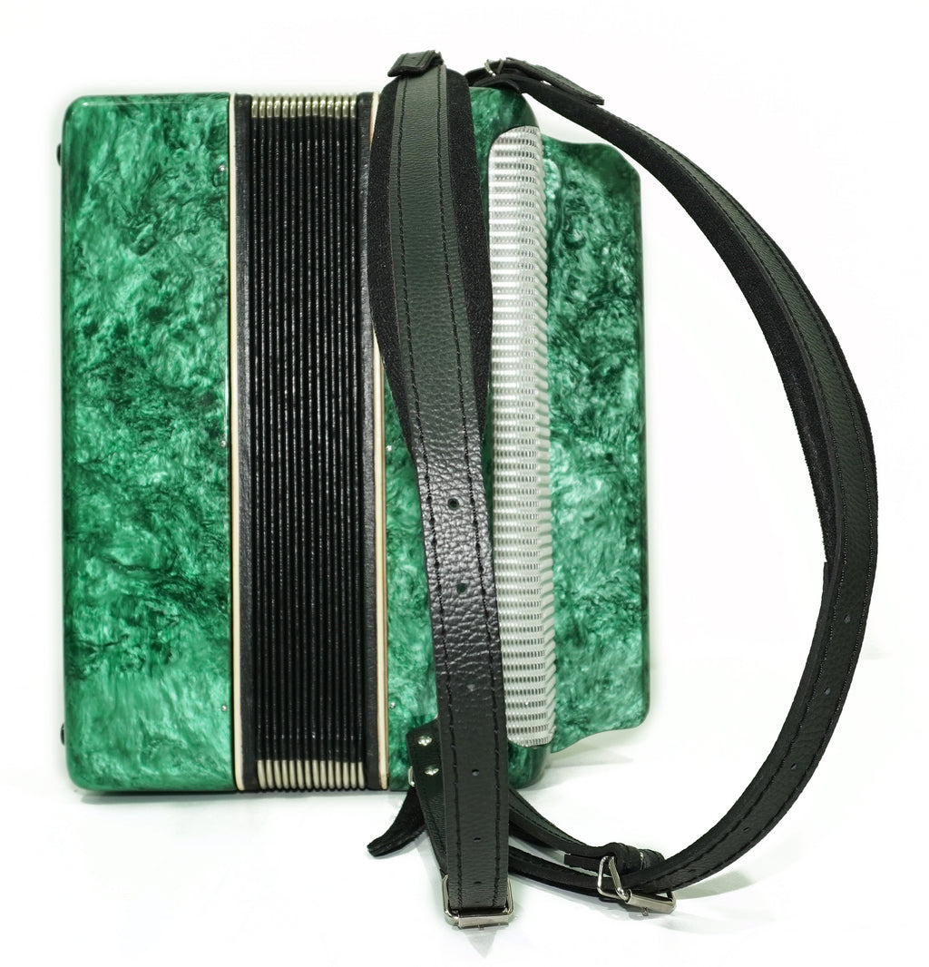 Russian Bayan Harmonica 3 Row Button Accordion Vostok, with New Straps and Soft Bag, 100 Bass buttons, Soviet Garmoshka in Tune, 2756
