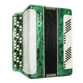 Russian Bayan Harmonica 3 Row Button Accordion Vostok, with New Straps and Soft Bag, 100 Bass buttons, Soviet Garmoshka in Tune, 2756