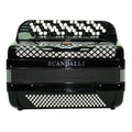 Scandalli Professional 5 Row Button Accordion 120 Bass C Griff, made in Italy, Straps and Case, 2747