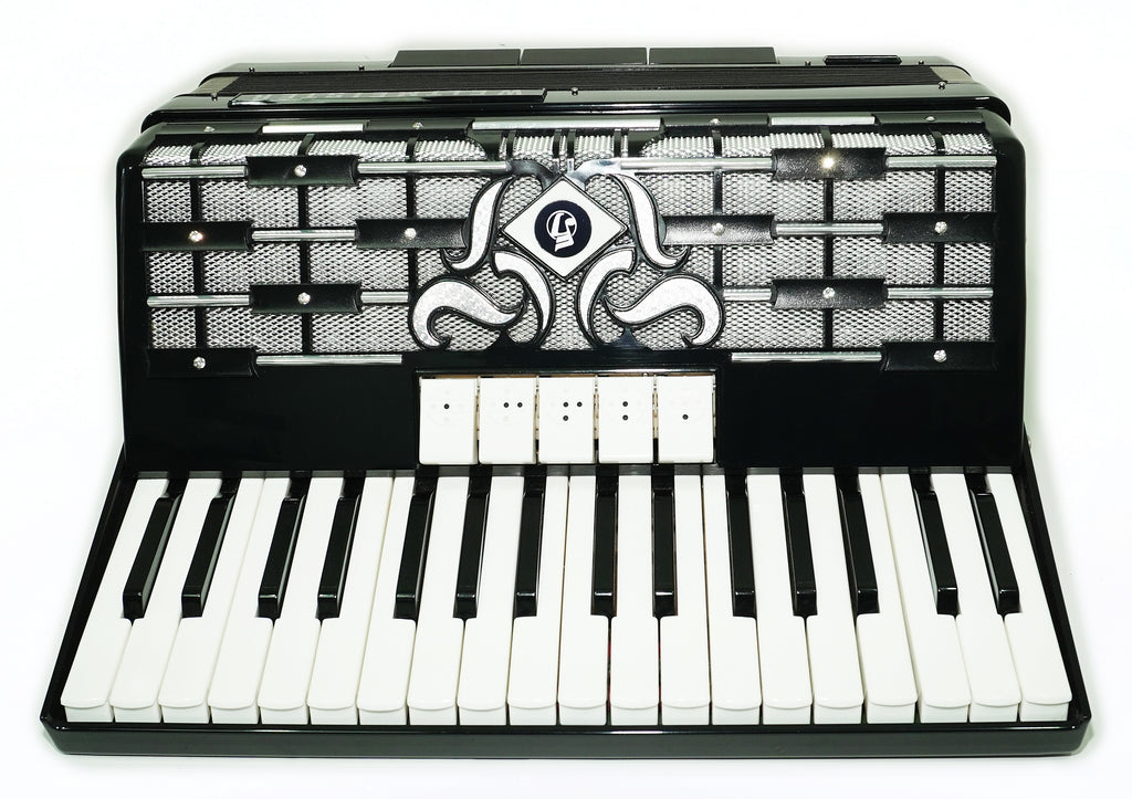 Weltmeister Cordal Accordion 80 Bass made in Germany, New Straps Soft Case for Gift, Keyboard Piano Accordian Musical Instrument, 2753