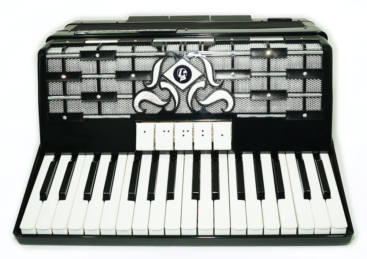 Weltmeister Cordal Accordion 80 Bass made in Germany, New Straps Soft Case for Gift, Keyboard Piano Accordian Musical Instrument, 2753