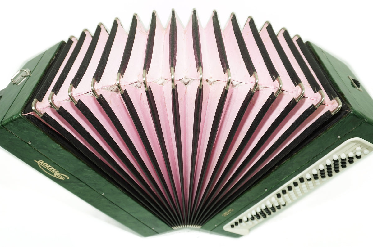 Tulskiy Russian Bayan Etude 205M2, 3 Row Chromatic Button Accordion 100 bass, New Straps and Soft Case for Gift, Acordeone de Botones, 2755