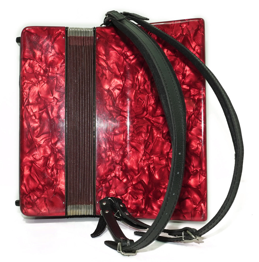 Weltmeister Stella Accordion 80 Bass made in Germany, New Straps Soft Case for Gift, Keyboard Piano Accordian Musical Instrument, 2754