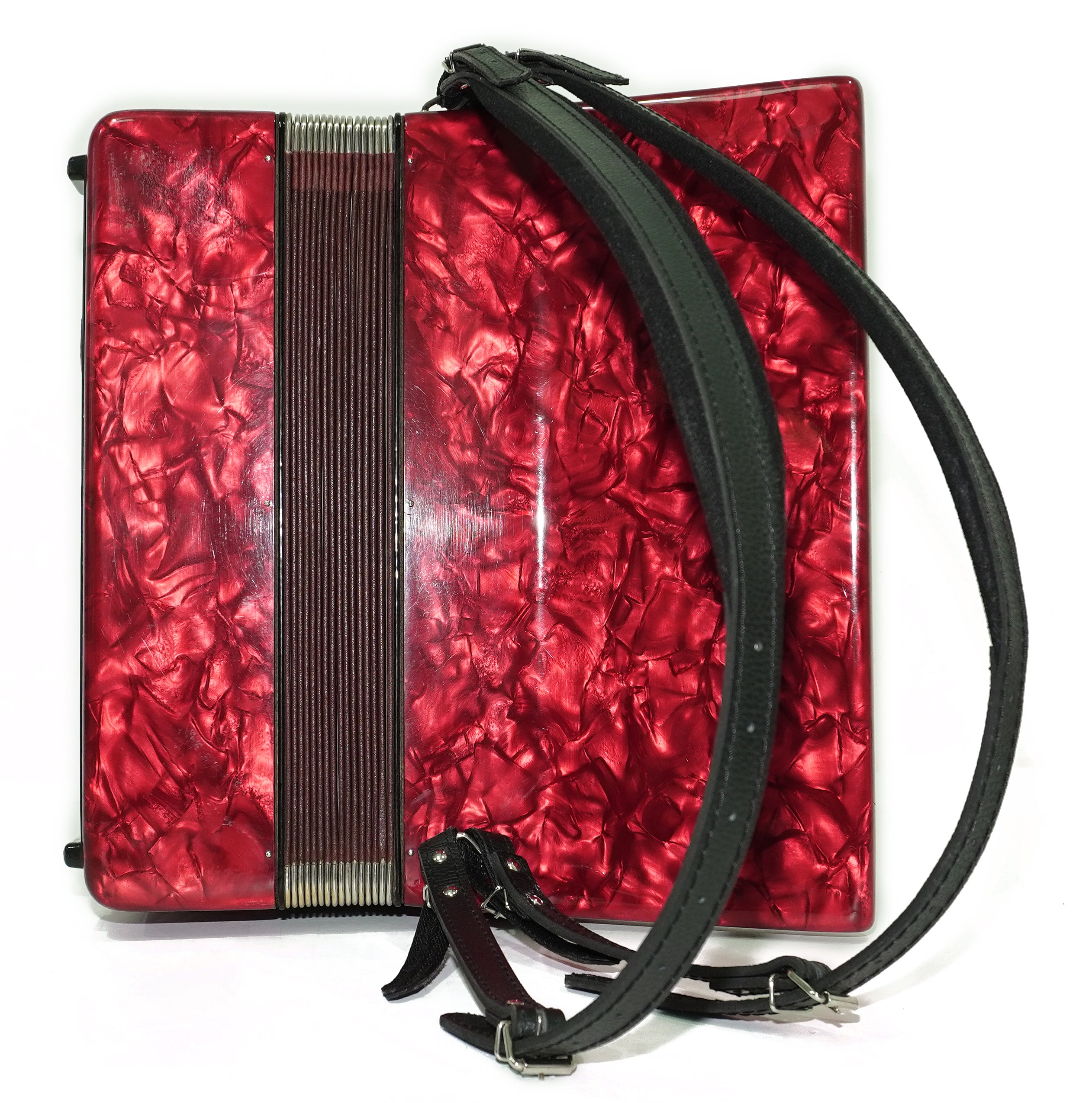 Weltmeister Stella Accordion 80 Bass made in Germany, New Straps Soft Case for Gift, Keyboard Piano Accordian Musical Instrument, 2754
