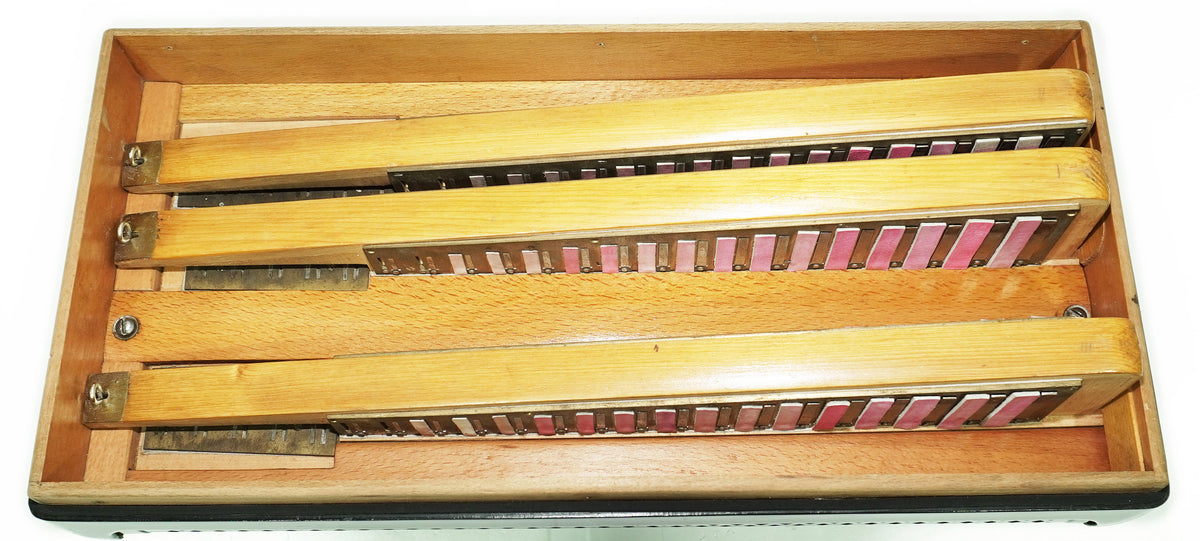 Vintage Converter Free Bass Button Accordion Yasnaya Polyana Russian Bayan Copper Voices Solid Reeds, New Straps and Soft Case, 2757