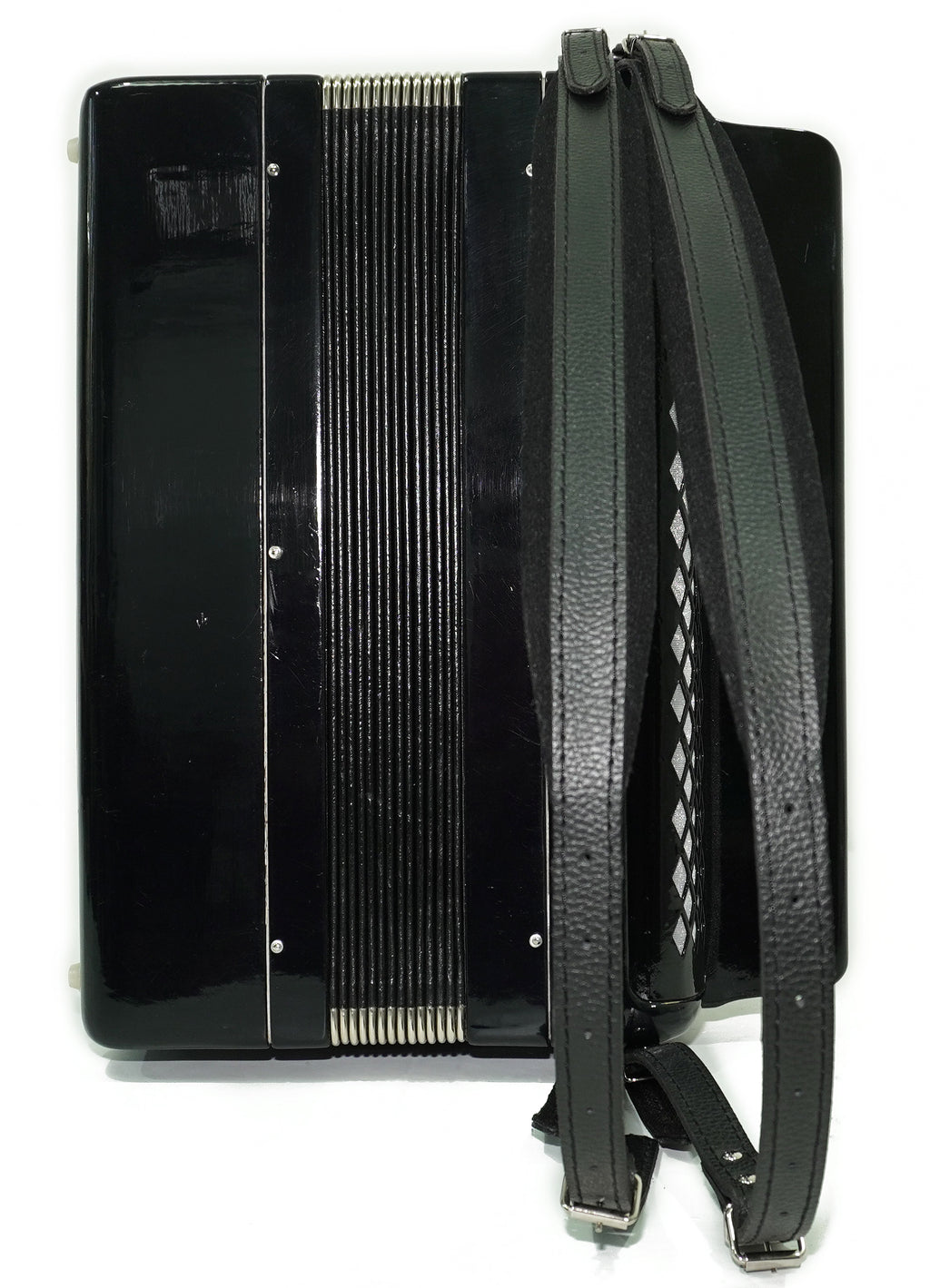 Bayan Accordion Tulskiy Tula 3 Row Chromatic Button Accordion 120 Bass, Vintage Music Box B System, New Straps, Soviet Harmonica, 2758