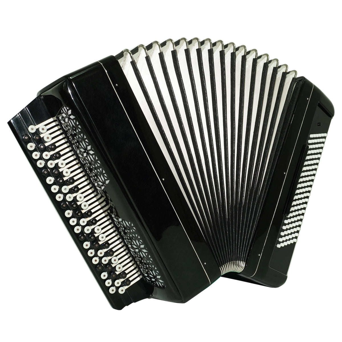 Converter Free Bass Button Accordion Yavir Ukraine Bayan Solid Reeds, New Straps and Soft Case, 2761