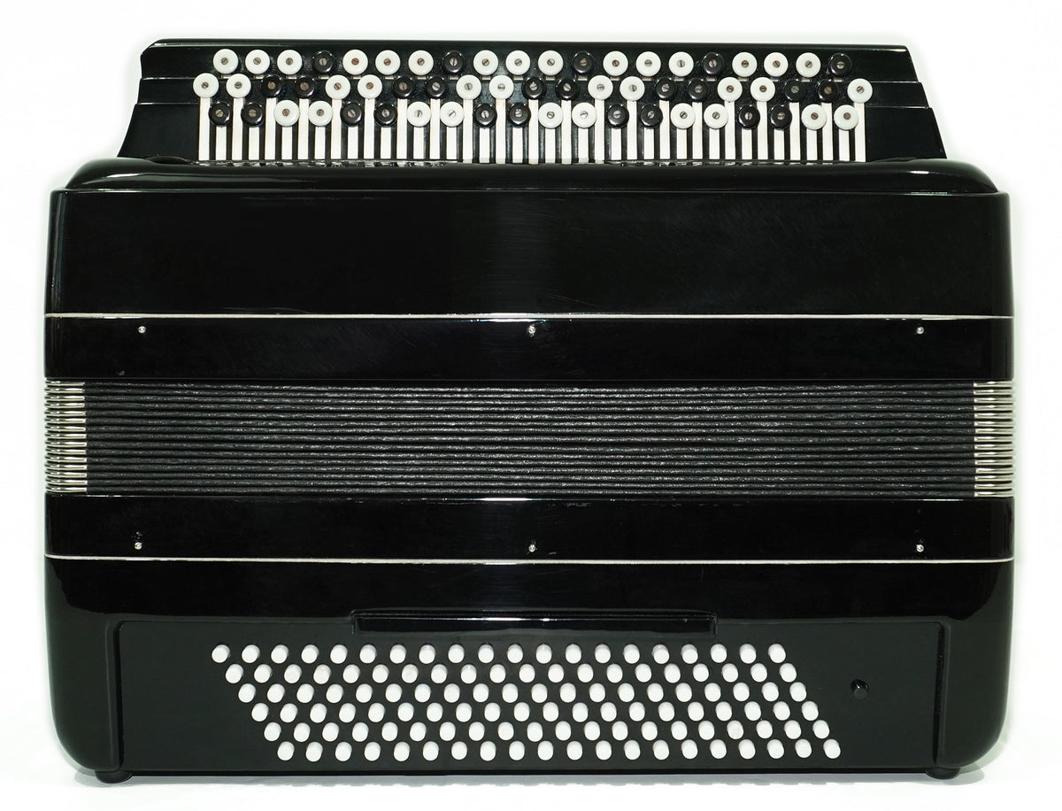Converter Free Bass Button Accordion Yavir Ukraine Bayan Solid Reeds, New Straps and Soft Case, 2761
