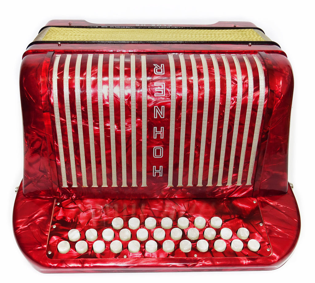 Close to New! Hohner Club llB Diatonic Squeezebox German Button Accordion Straps 2052, Rare Quality Harmonica, Amazing sound!