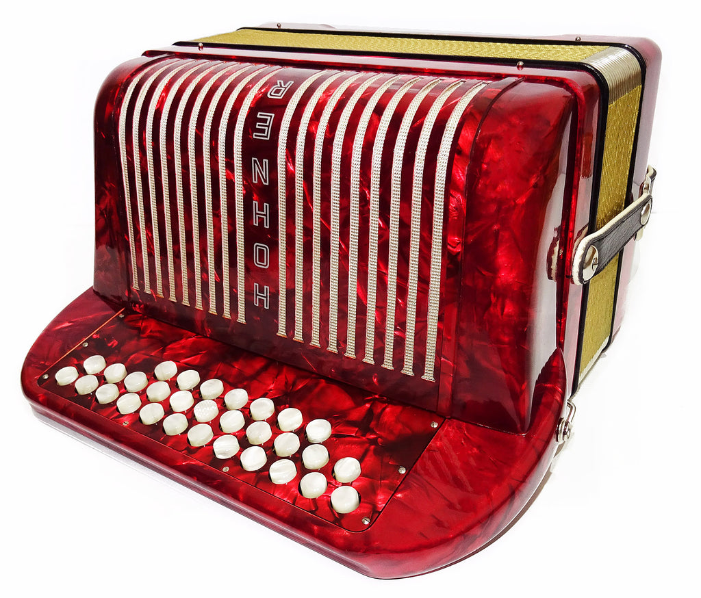 Close to New! Hohner Club llB Diatonic Squeezebox German Button Accordion Straps 2052, Rare Quality Harmonica, Amazing sound!