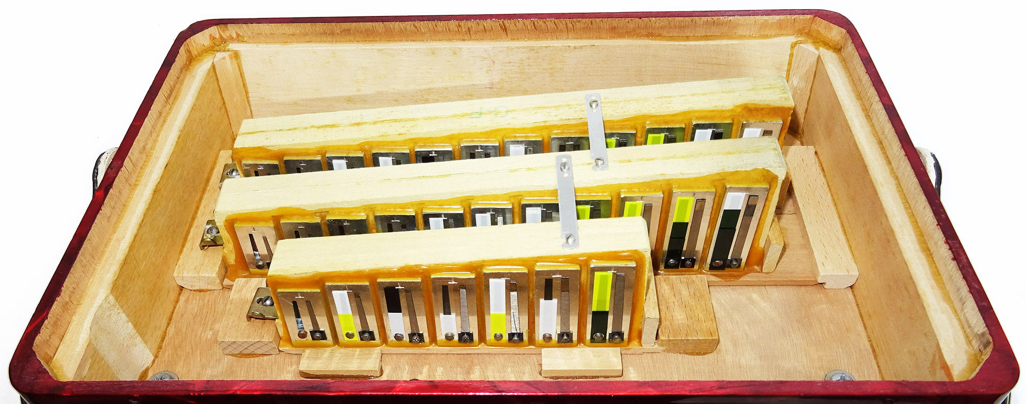 Close to New! Hohner Club llB Diatonic Squeezebox German Button Accordion Straps 2052, Rare Quality Harmonica, Amazing sound!