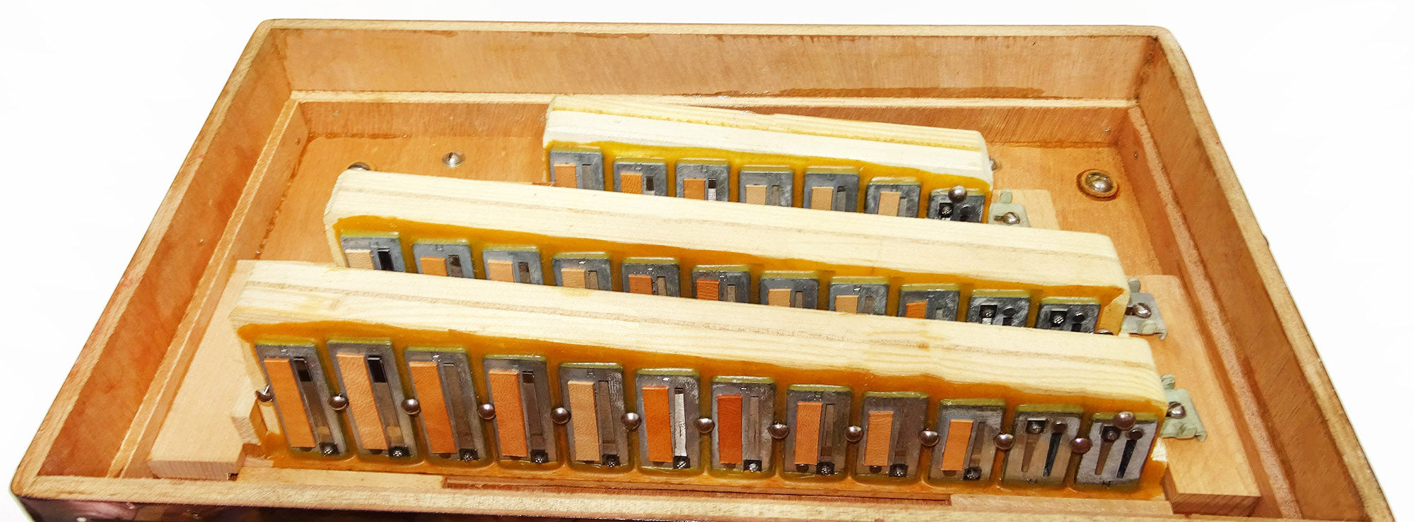 Vintage Hohner Victoria Club-Modell Diatonic Button Accordion Squeezebox Concertina, 2055, made in Germany, incl New Straps, Amazing sound!