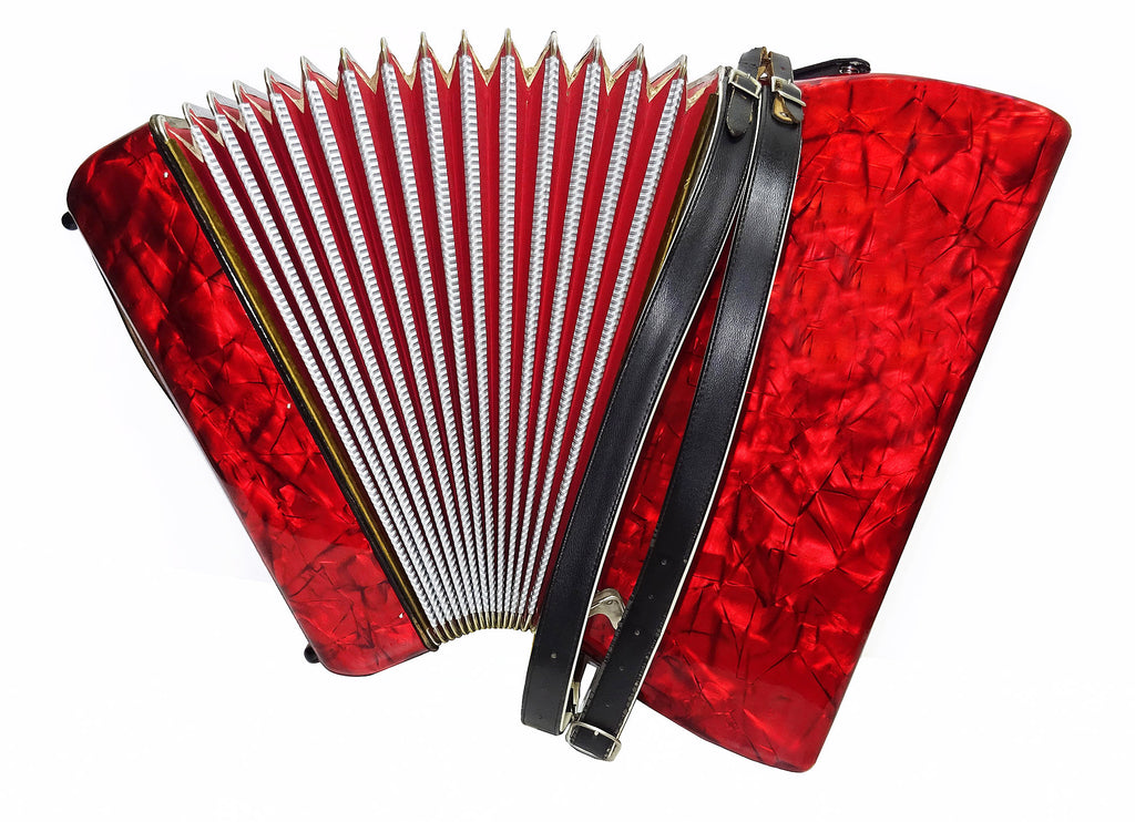 Hohner Tango IIM made in Germany Rare Lightweight Original Piano Accordion, 2065, incl. Straps, Top Quality Concert Accordion, Amazing Rich Sound!