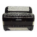 Rare Original Borsini Professional 5 Row Button Accordion 120 Bass, made in Italy, C Griff, 2537, includes Straps and Case, Top Quality Accordion!
