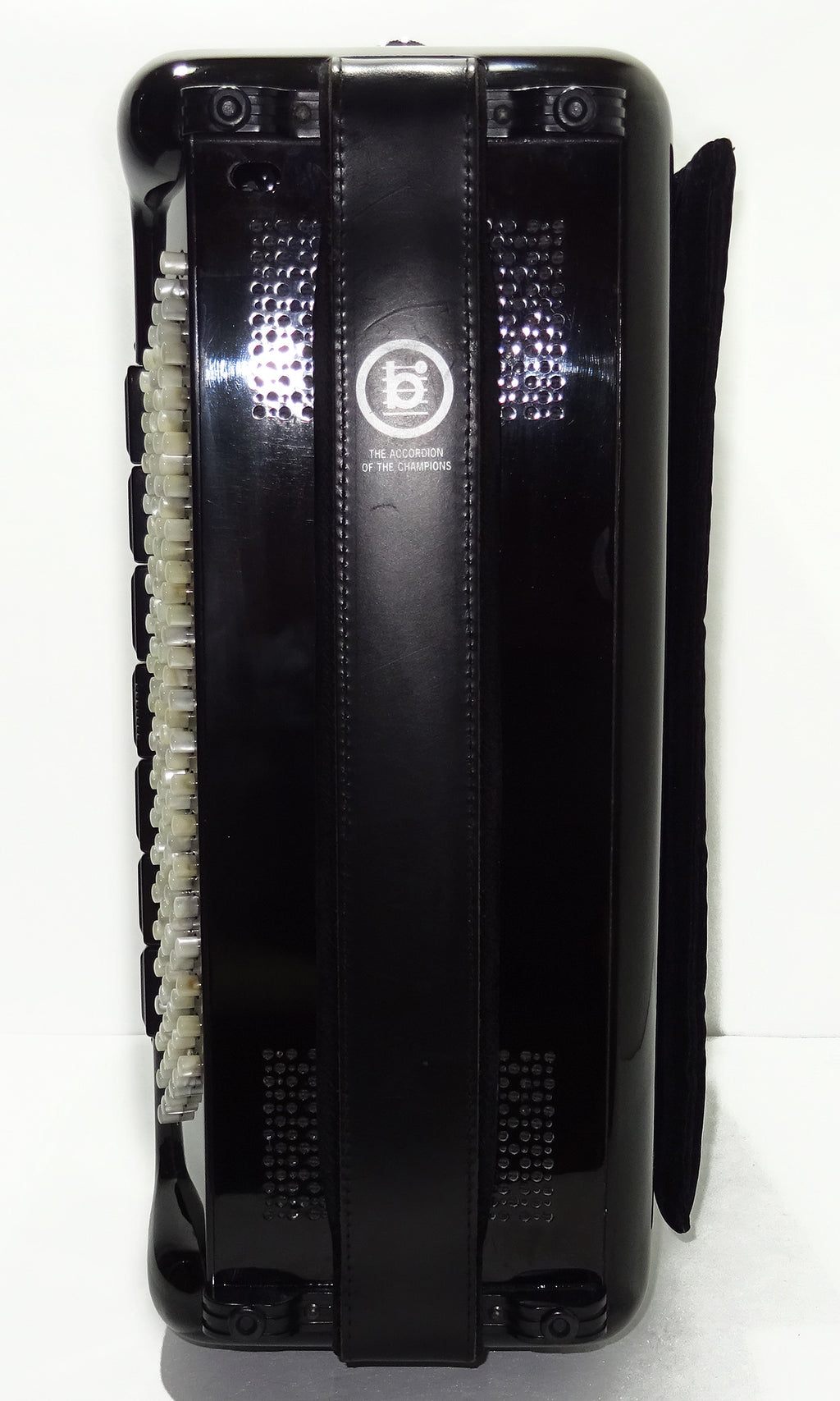 Rare Original Borsini Professional 5 Row Button Accordion 120 Bass, made in Italy, C Griff, 2537, includes Straps and Case, Top Quality Accordion!