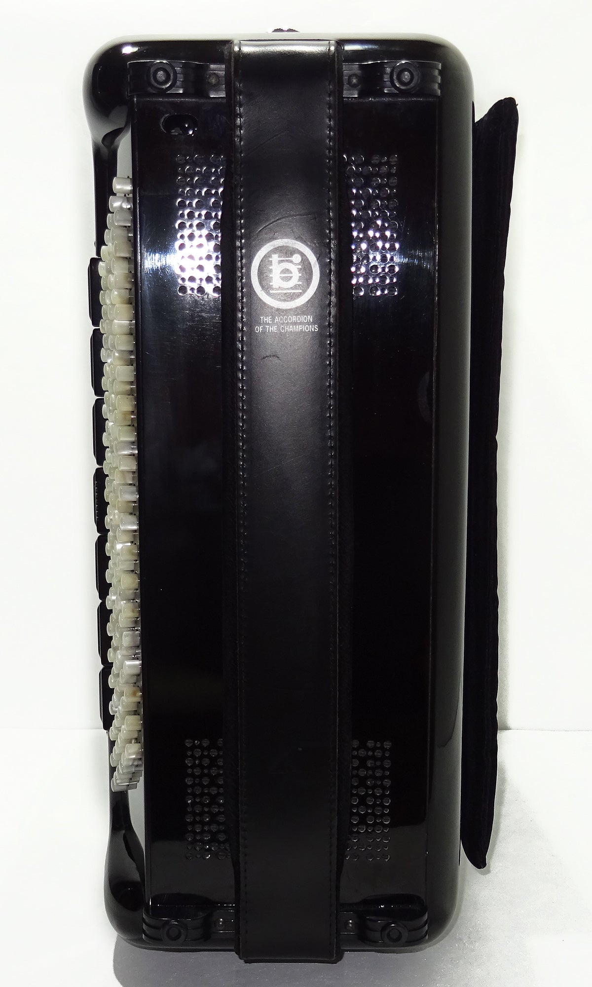 Rare Original Borsini Professional 5 Row Button Accordion 120 Bass, made in Italy, C Griff, 2537, includes Straps and Case, Top Quality Accordion!