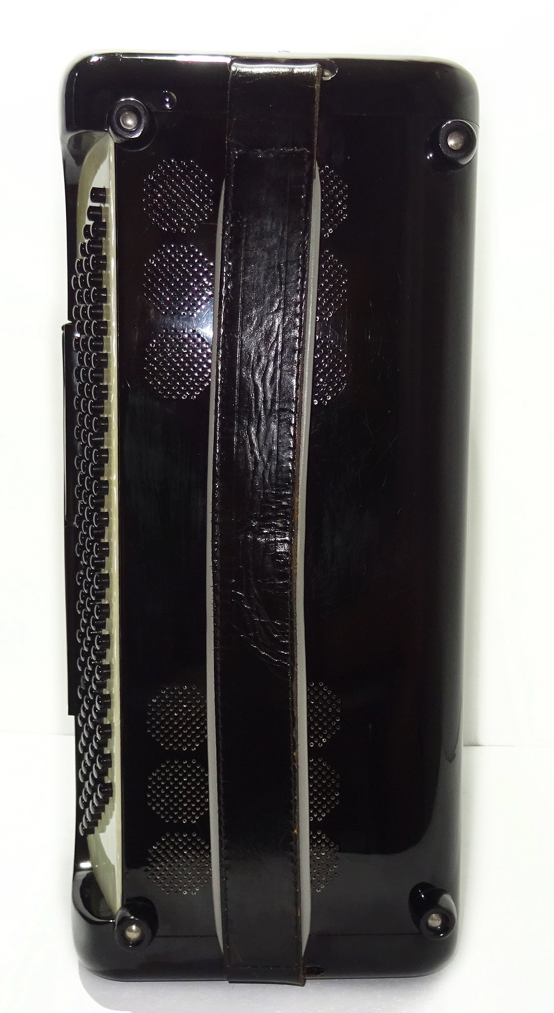 Adria Cromaton IV B Grand Luxe 5 Row Button Accordion 120 Bass, made in Italy, C Griff, Double Cassotto, 2536, includes Straps and Case, Amazing sound!