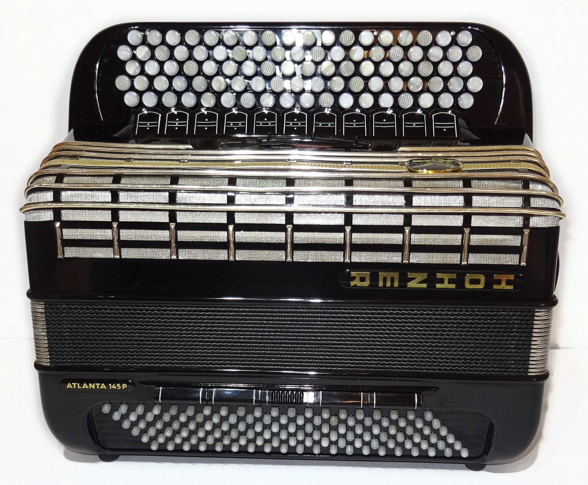 Hohner Atlanta 145P 5 Rows Button Accordion made in Germany Harmonika Professional Akkordeon Fantastic sound, 2561