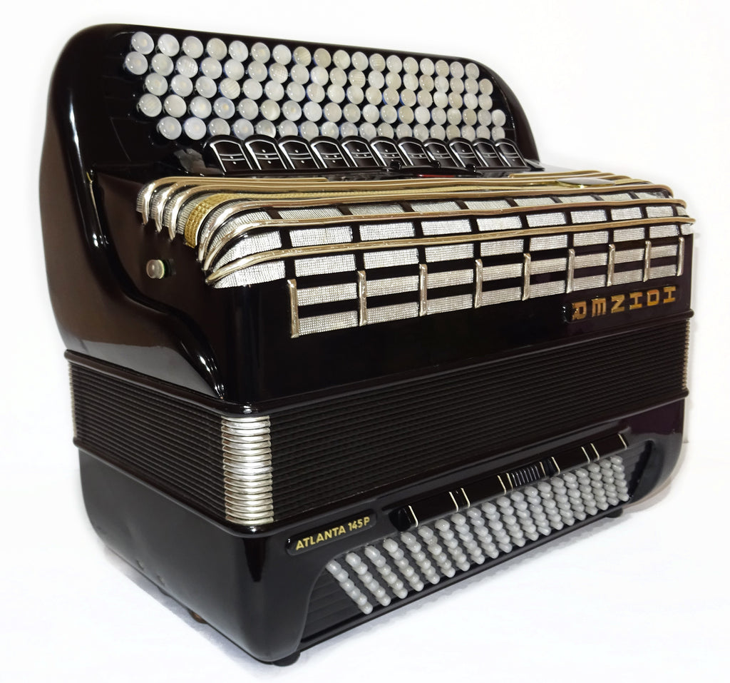 Hohner Atlanta 145P 5 Rows Button Accordion made in Germany Harmonika Professional Akkordeon Fantastic sound, 2561