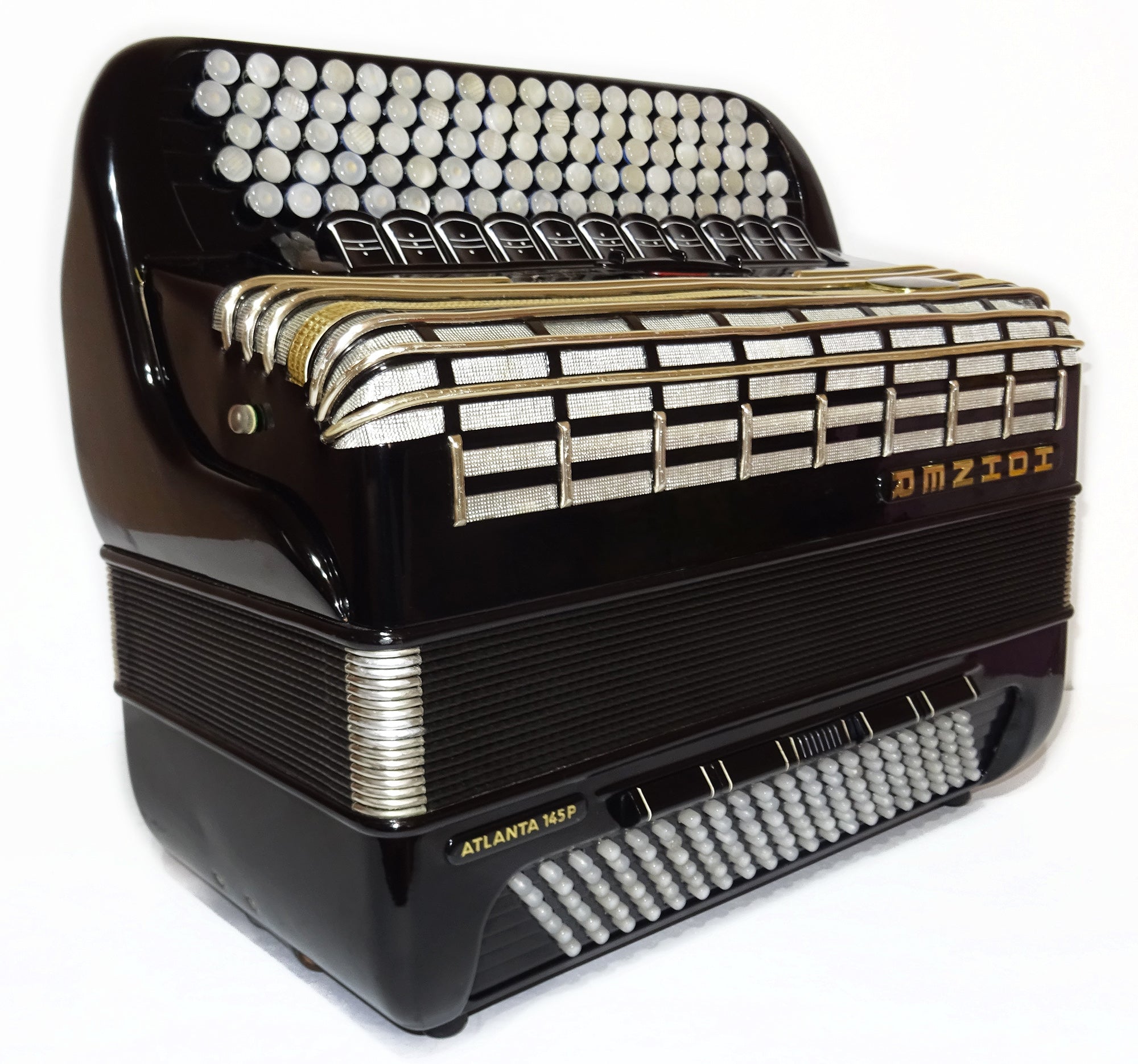 Hohner Atlanta 145P 5 Rows Button Accordion made in Germany Harmonika Professional Akkordeon Fantastic sound, 2561