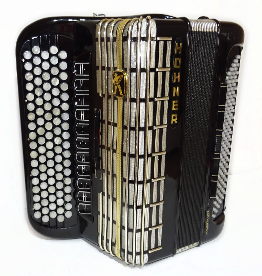 Hohner Atlanta 145P 5 Rows Button Accordion made in Germany Harmonika Professional Akkordeon Fantastic sound, 2561