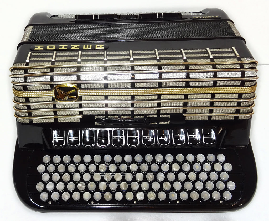 Hohner Atlanta 145P 5 Rows Button Accordion made in Germany Harmonika Professional Akkordeon Fantastic sound, 2561