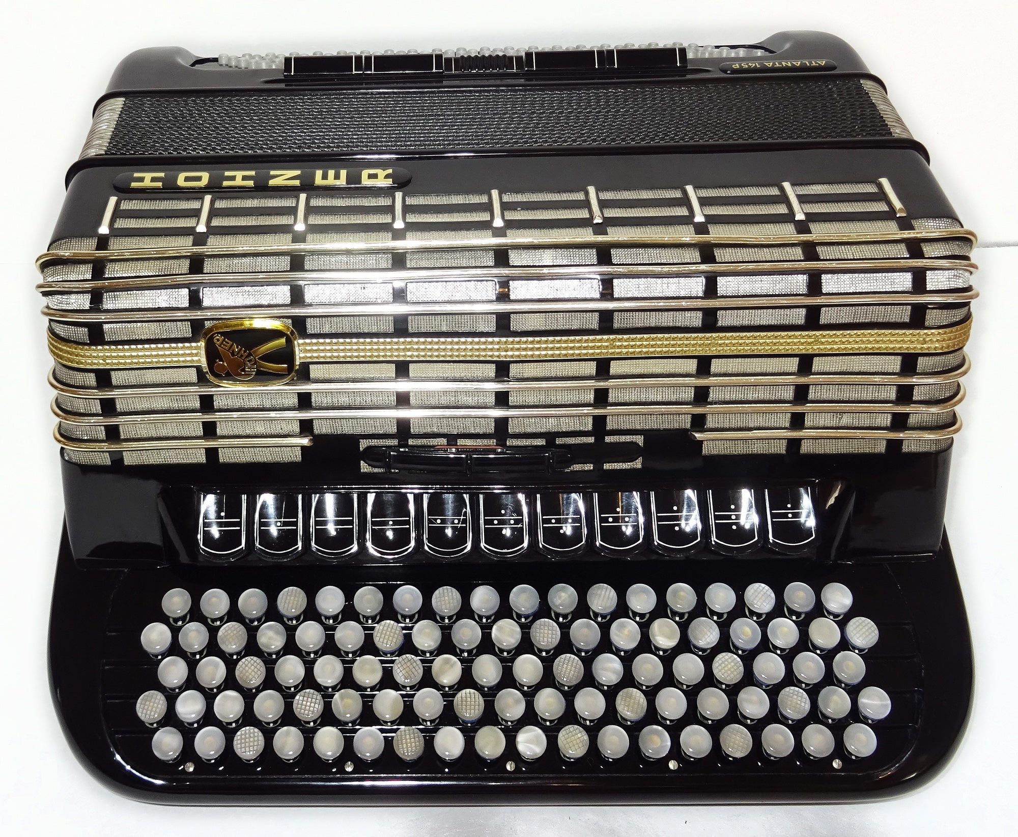Hohner Atlanta 145P 5 Rows Button Accordion made in Germany Harmonika Professional Akkordeon Fantastic sound, 2561