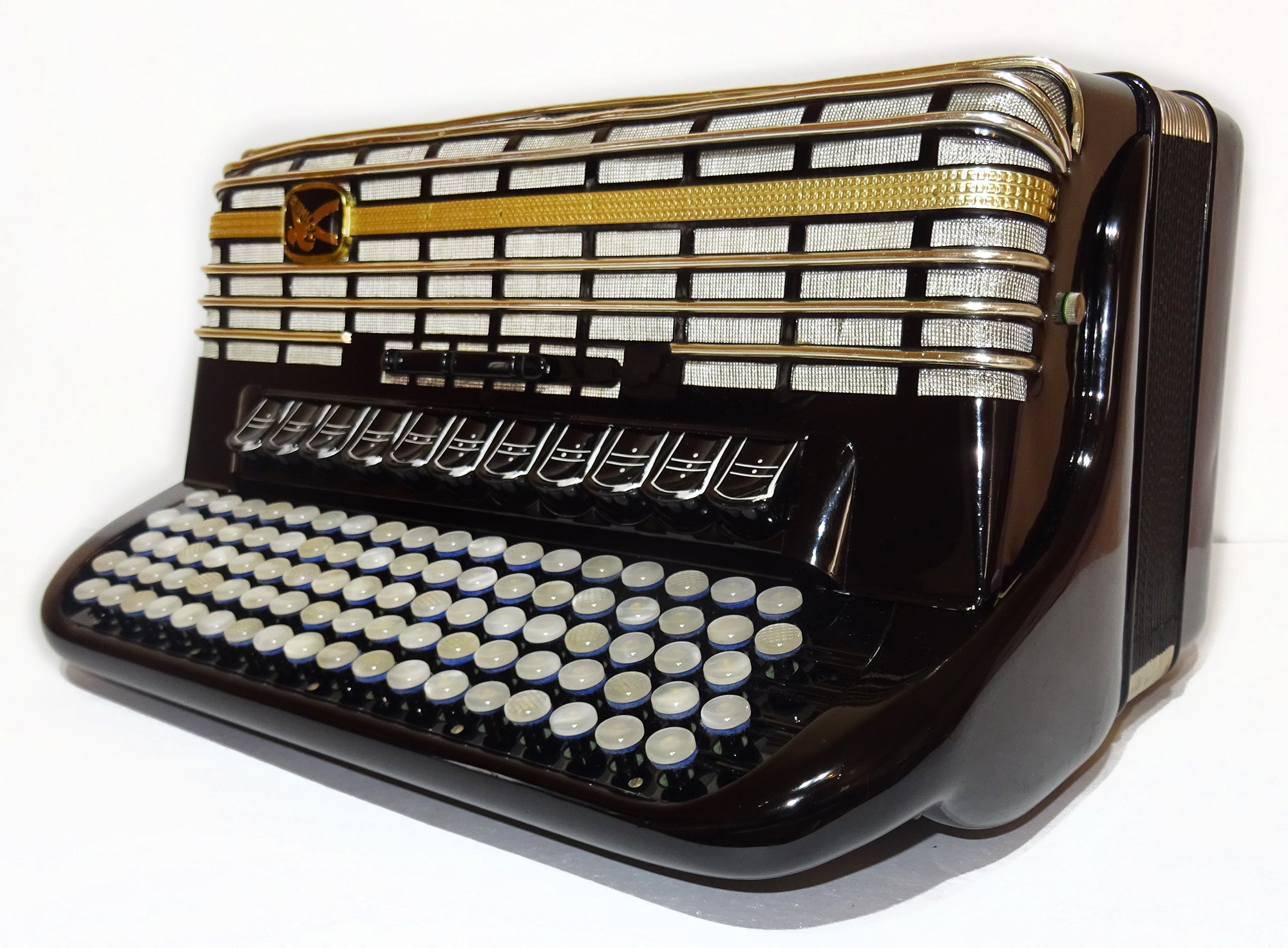 Hohner Atlanta 145P 5 Rows Button Accordion made in Germany Harmonika Professional Akkordeon Fantastic sound, 2561