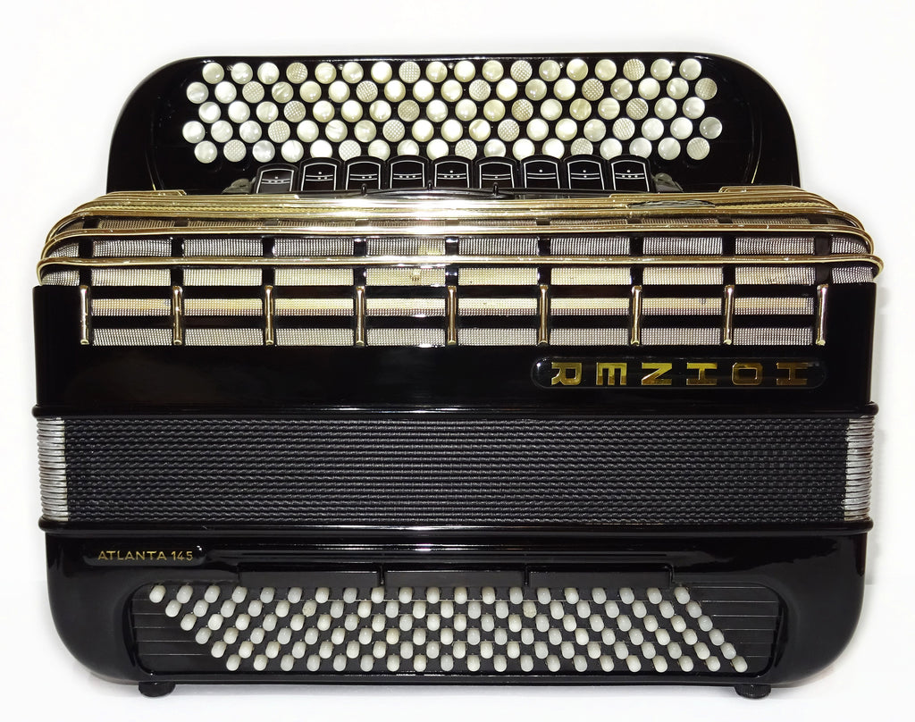 Hohner Atlanta 145 Akkordeon Professional 5 Rows Button Accordion made in Germany, Original Top Quality Fisarmonica Fantastic sound, 2562