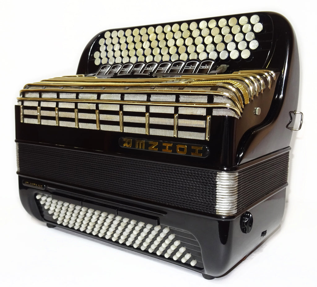 Hohner Atlanta 145 Akkordeon Professional 5 Rows Button Accordion made in Germany, Original Top Quality Fisarmonica Fantastic sound, 2562