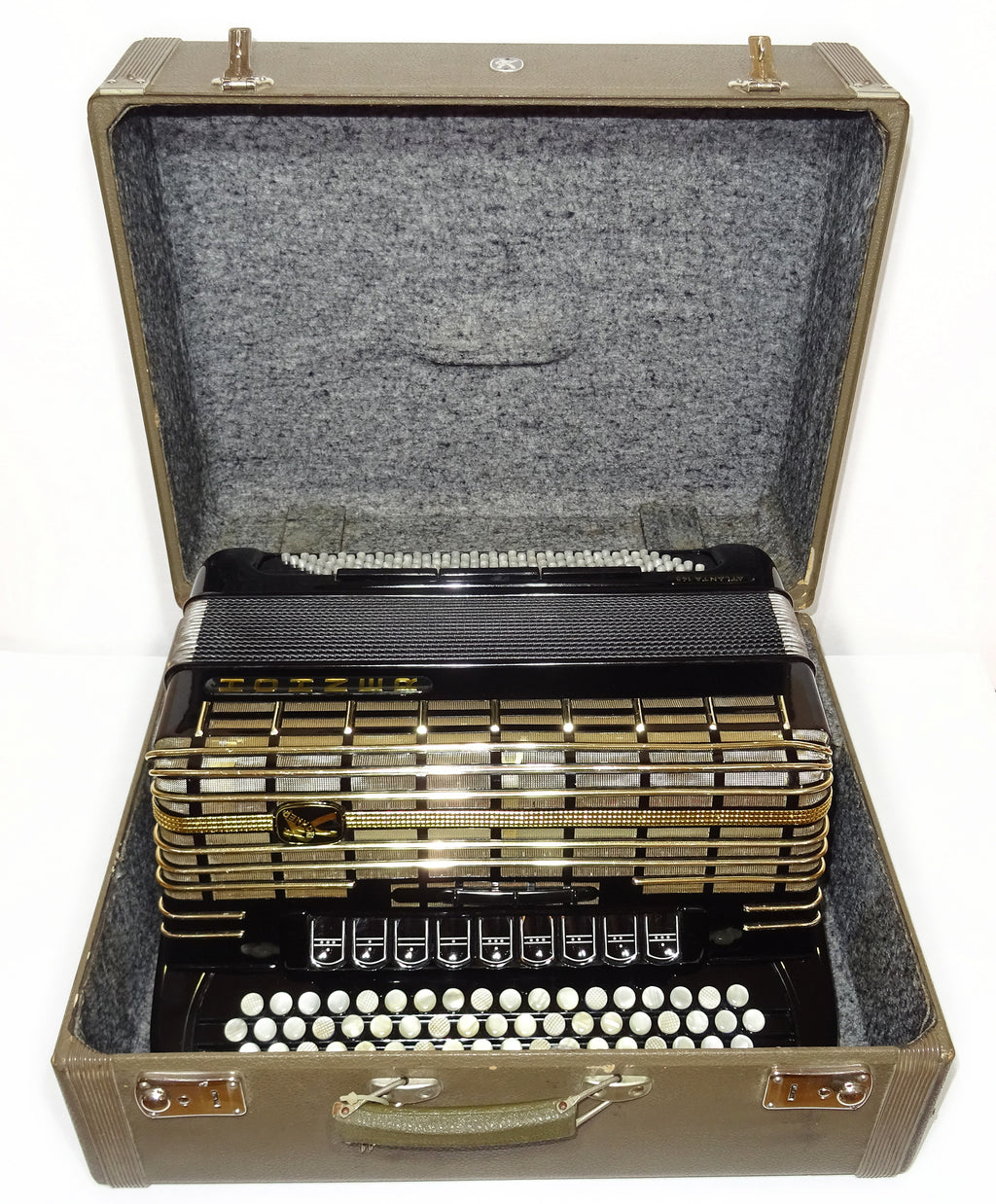 Hohner Atlanta 145 Akkordeon Professional 5 Rows Button Accordion made in Germany, Original Top Quality Fisarmonica Fantastic sound, 2562