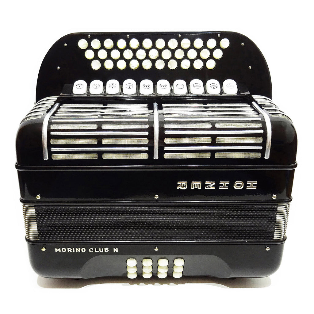 Hohner Morino Club N Diatonic Double Cassotto Harmonika made in Germany 2097, incl New Straps, Case, Squeezebox Garmon, Amazing Rich and Deep sound!