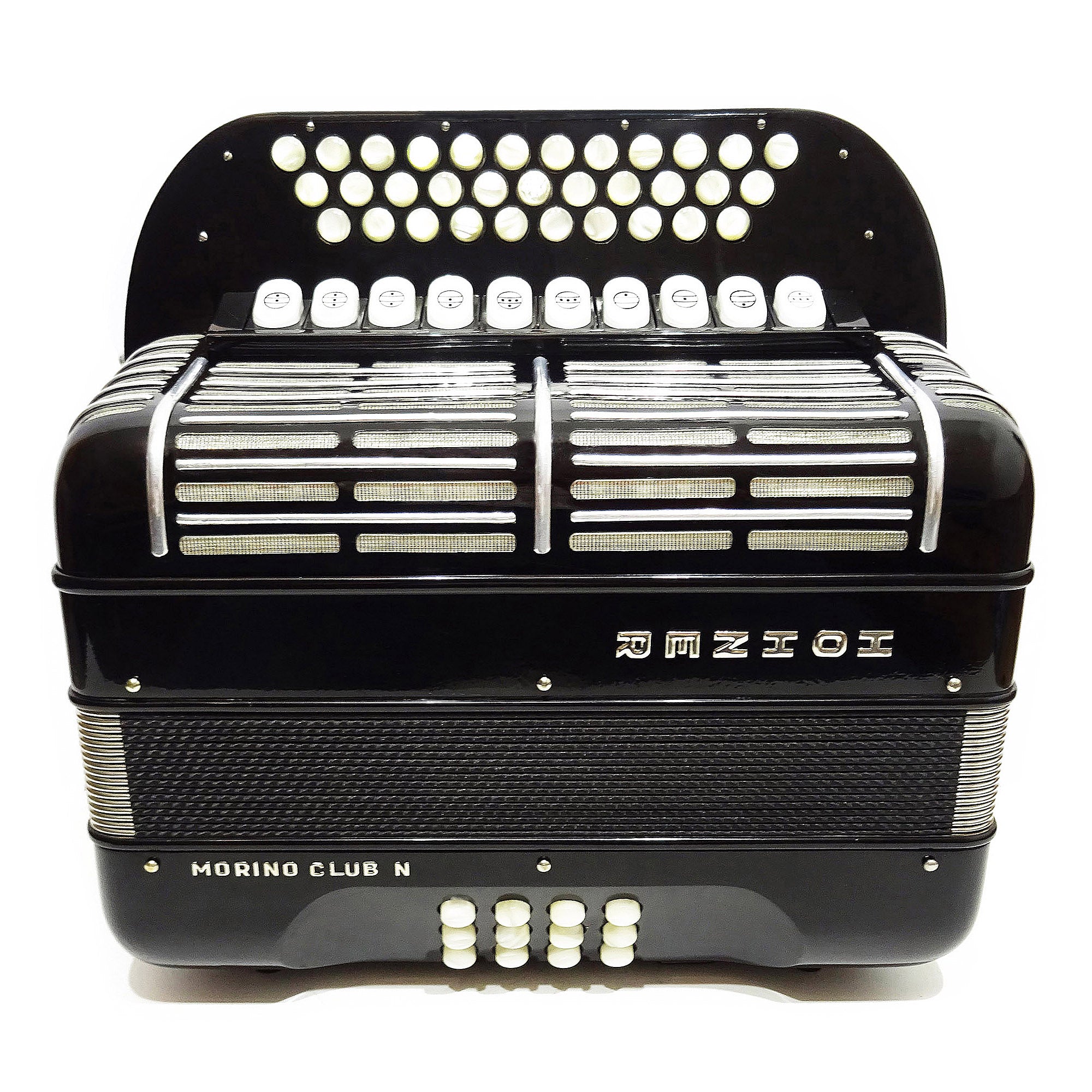 Hohner Morino Club N Diatonic Double Cassotto Harmonika made in Germany 2097, incl New Straps, Case, Squeezebox Garmon, Amazing Rich and Deep sound!