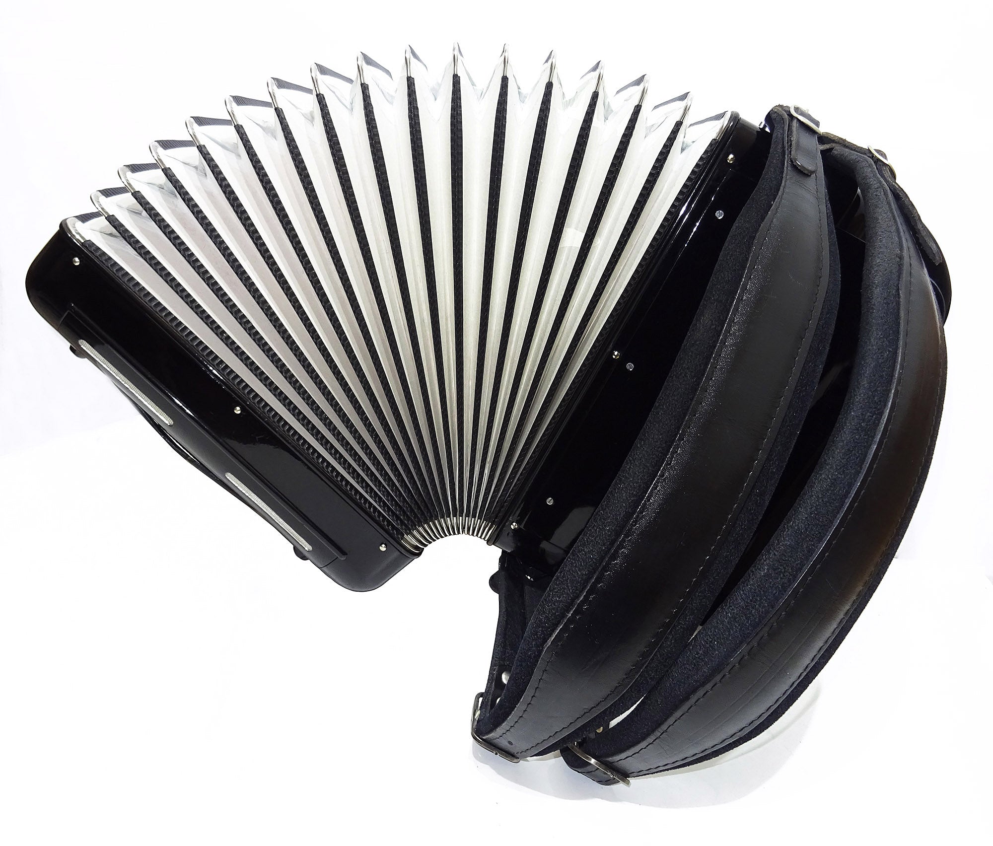 Hohner Morino Club N Diatonic Double Cassotto Harmonika made in Germany 2097, incl New Straps, Case, Squeezebox Garmon, Amazing Rich and Deep sound!