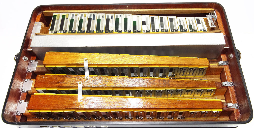 Hohner Morino Club N Diatonic Double Cassotto Harmonika made in Germany 2097, incl New Straps, Case, Squeezebox Garmon, Amazing Rich and Deep sound!