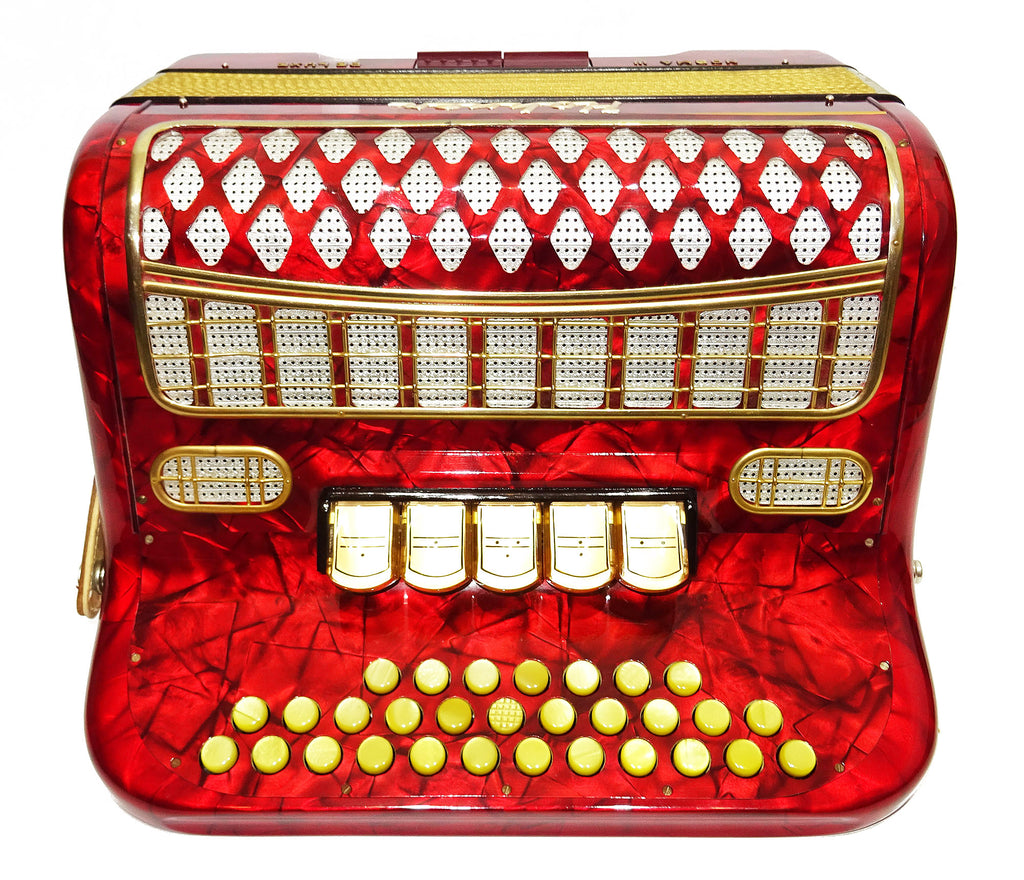 Almost Unused Hohner Norma III DeLuxe Diatonic Button Accordion Garmon German Harmonika 2135, Rare Squeezebox, Fantastic sound!